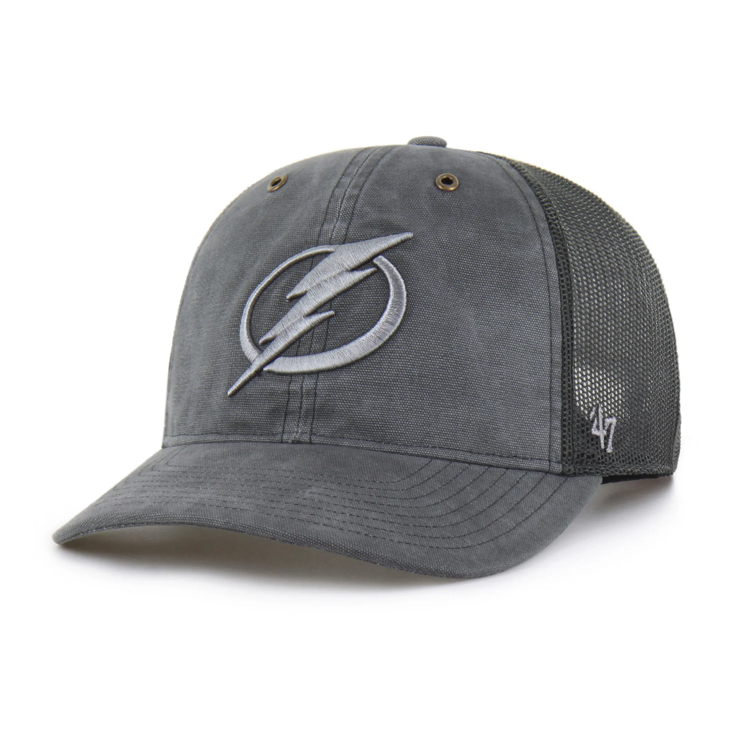 TAMPA BAY LIGHTNING CARHARTT DYED '47 TRUCKER RF RELAXED FIT sold by 47 product image thumbnail 4