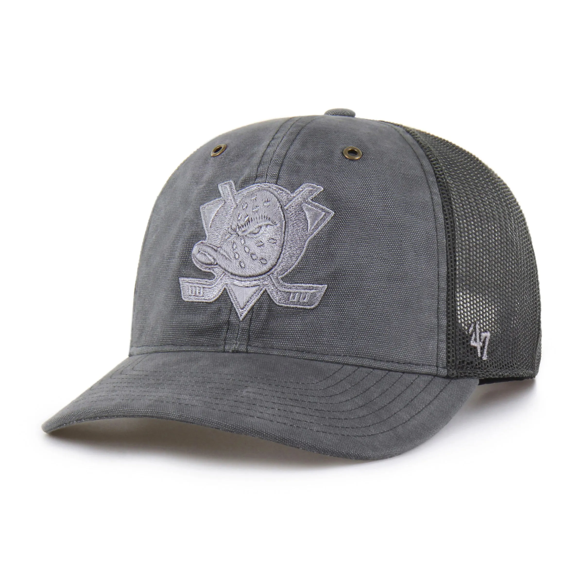 ANAHEIM DUCKS CARHARTT DYED '47 TRUCKER RF RELAXED FIT sold by 47 product image thumbnail 4