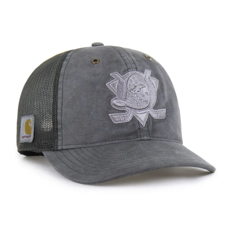 ANAHEIM DUCKS CARHARTT DYED '47 TRUCKER RF RELAXED FIT made by 47
