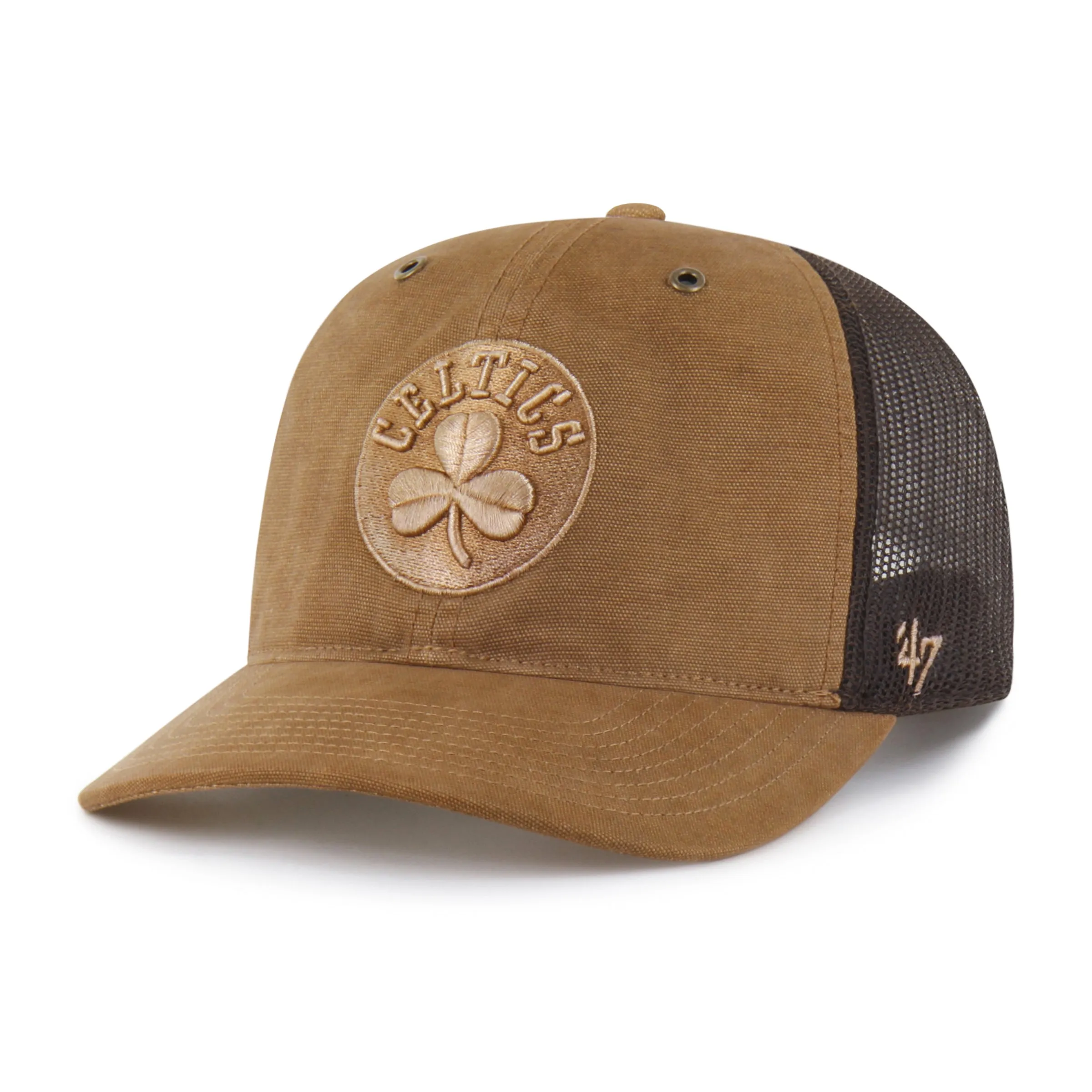 BOSTON CELTICS CARHARTT DYED '47 TRUCKER RF RELAXED FIT sold by 47 product image thumbnail 4