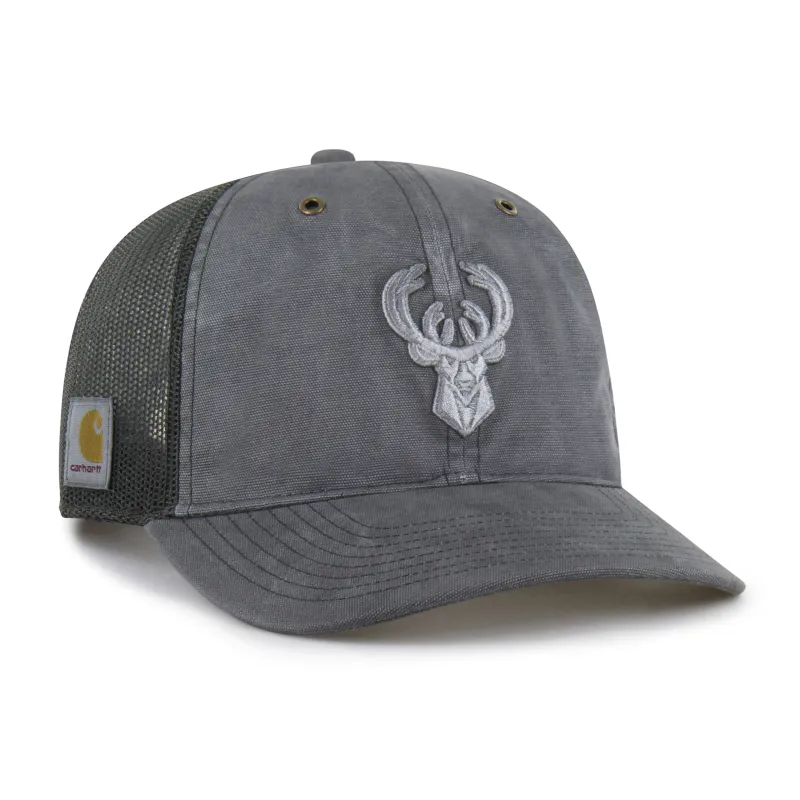 MILWAUKEE BUCKS CARHARTT DYED '47 TRUCKER RF RELAXED FIT made by 47