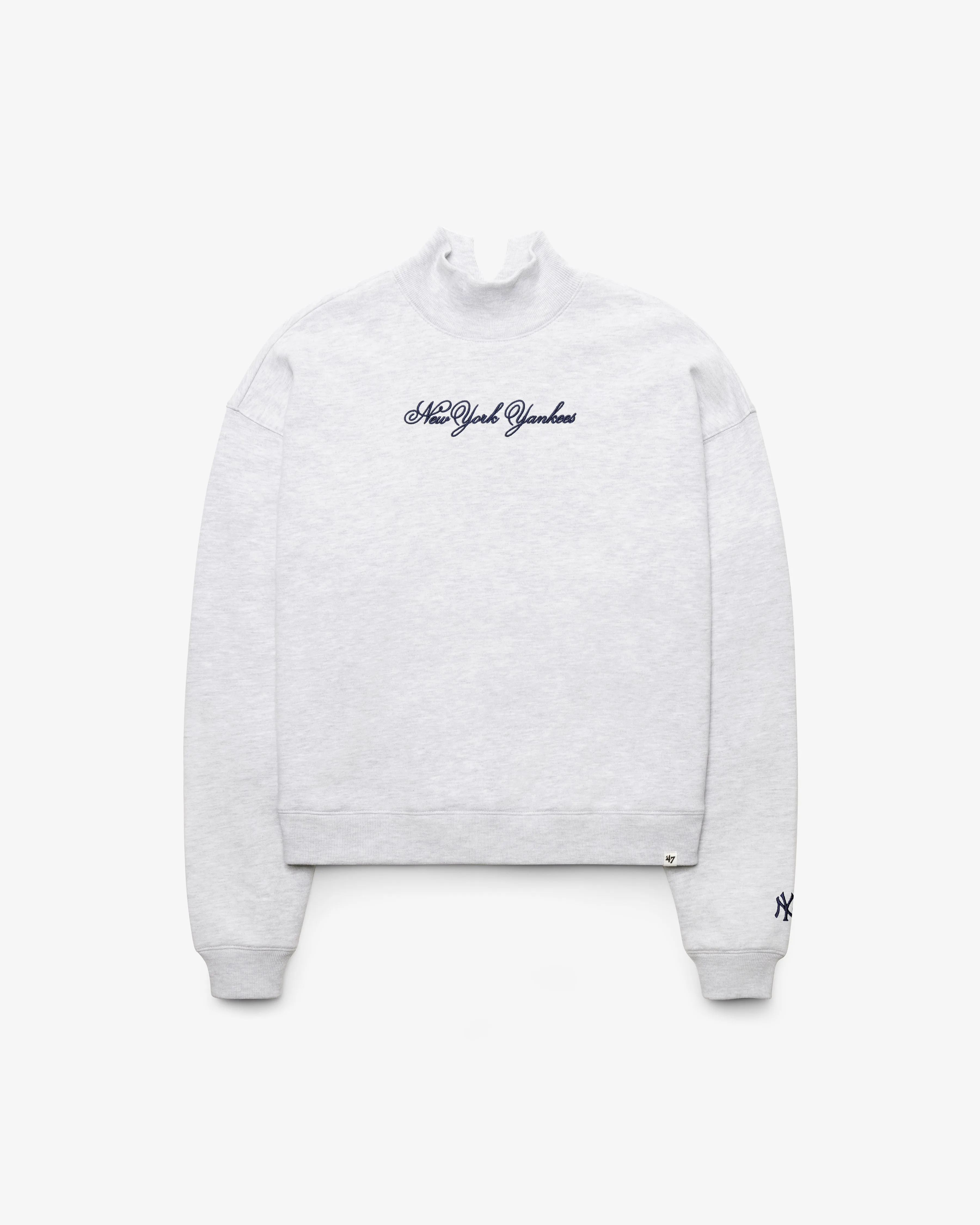NEW YORK YANKEES SCRIPT '47 MOCK NECK PULLOVER WOMENS sold by 47
