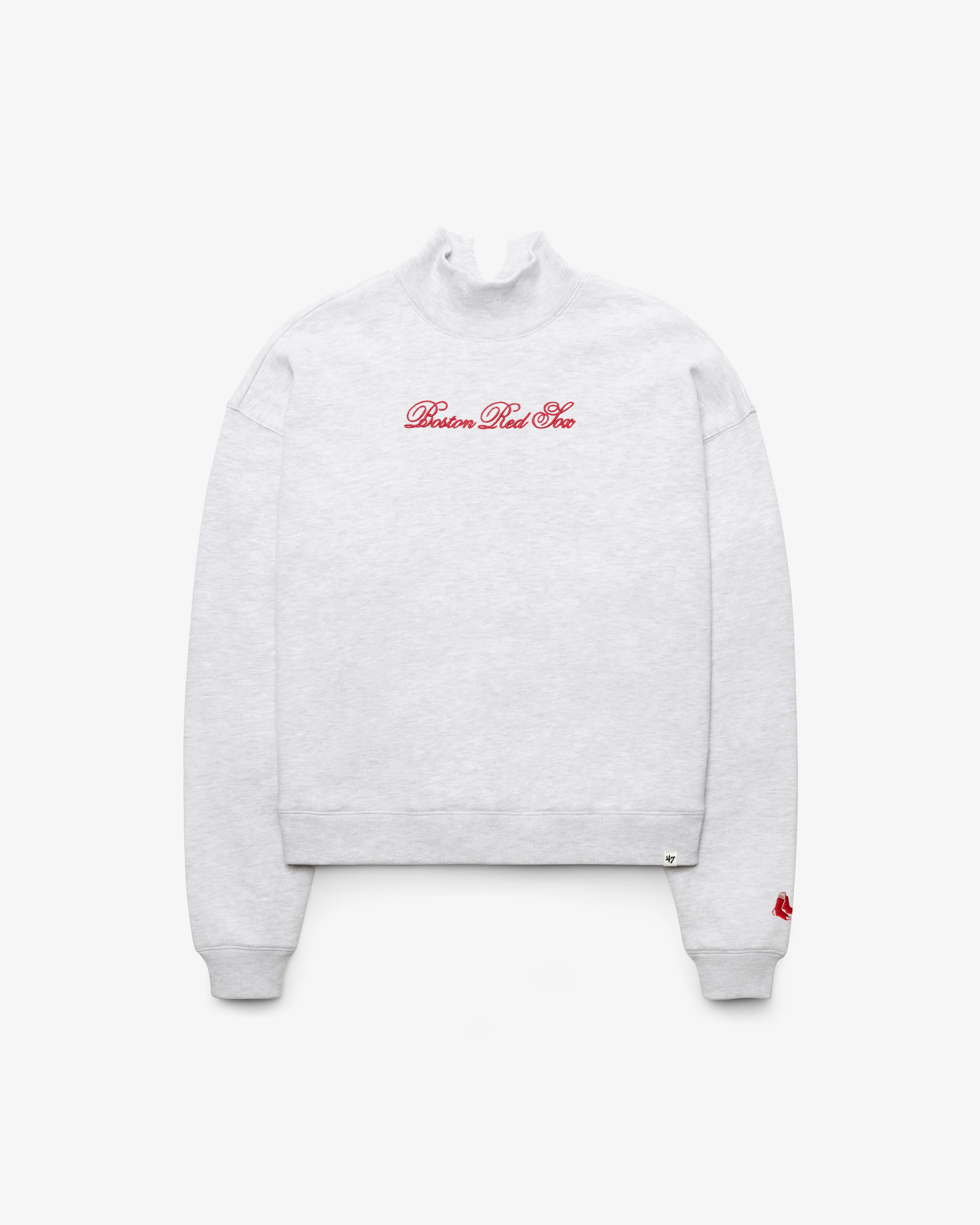 BOSTON RED SOX SCRIPT '47 MOCK NECK PULLOVER WOMENS sold by 47