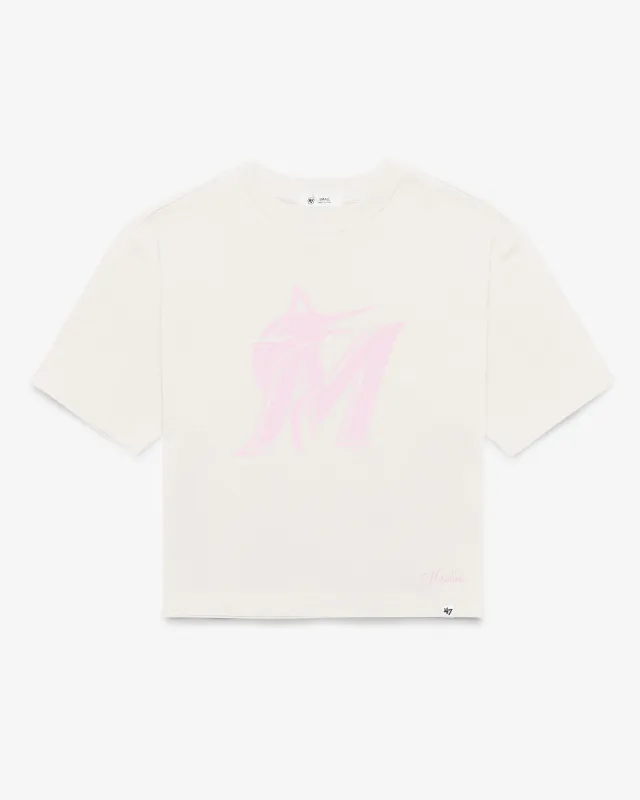MIAMI MARLINS '47 WOMEN'S REED CITY TEE made by 47