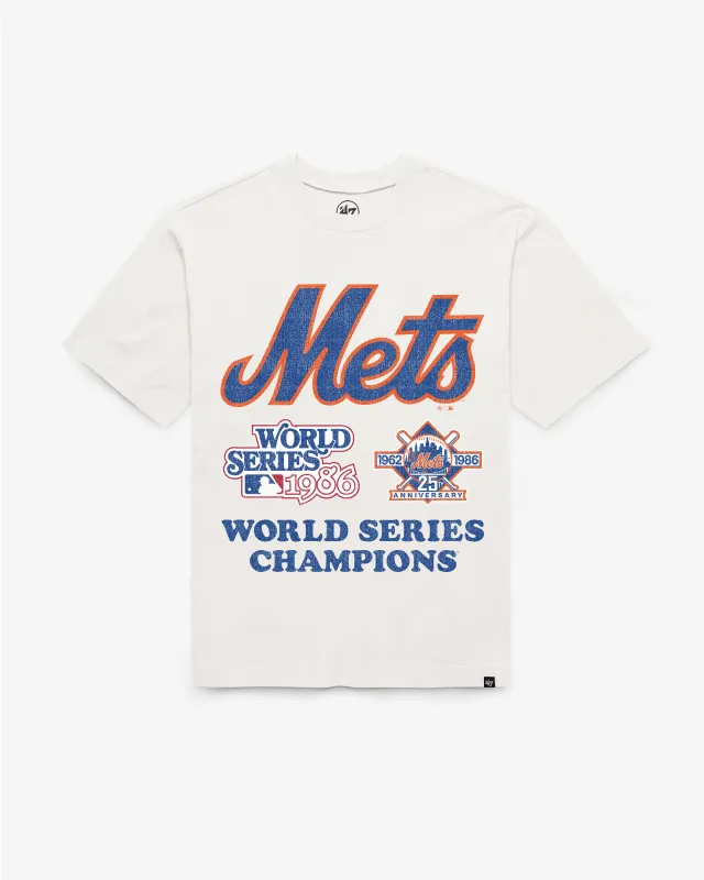 New York Mets Cooperstown World Series Encased '47 Foundation Tee made by 47