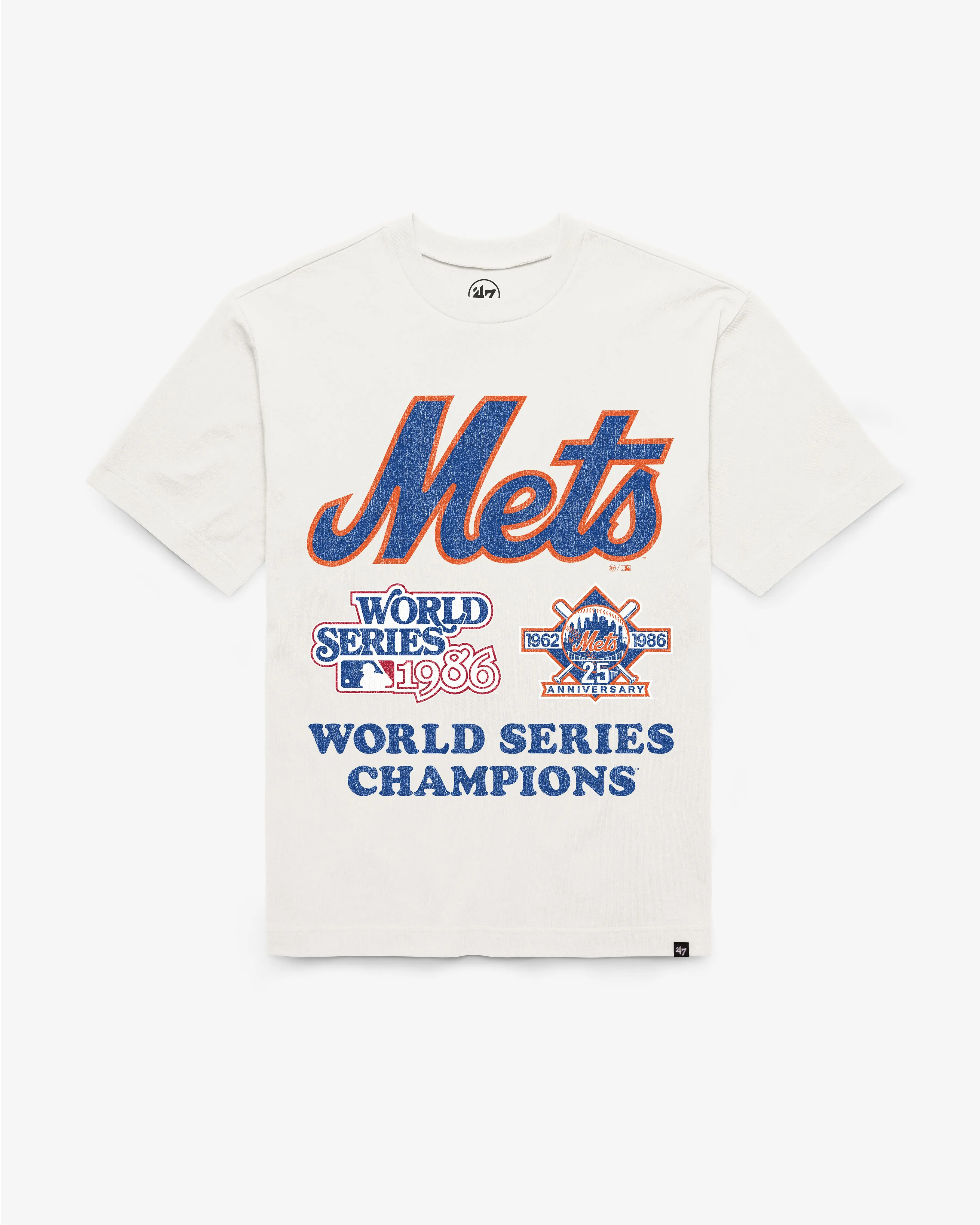 New York Mets Cooperstown World Series Encased '47 Foundation Tee sold by 47