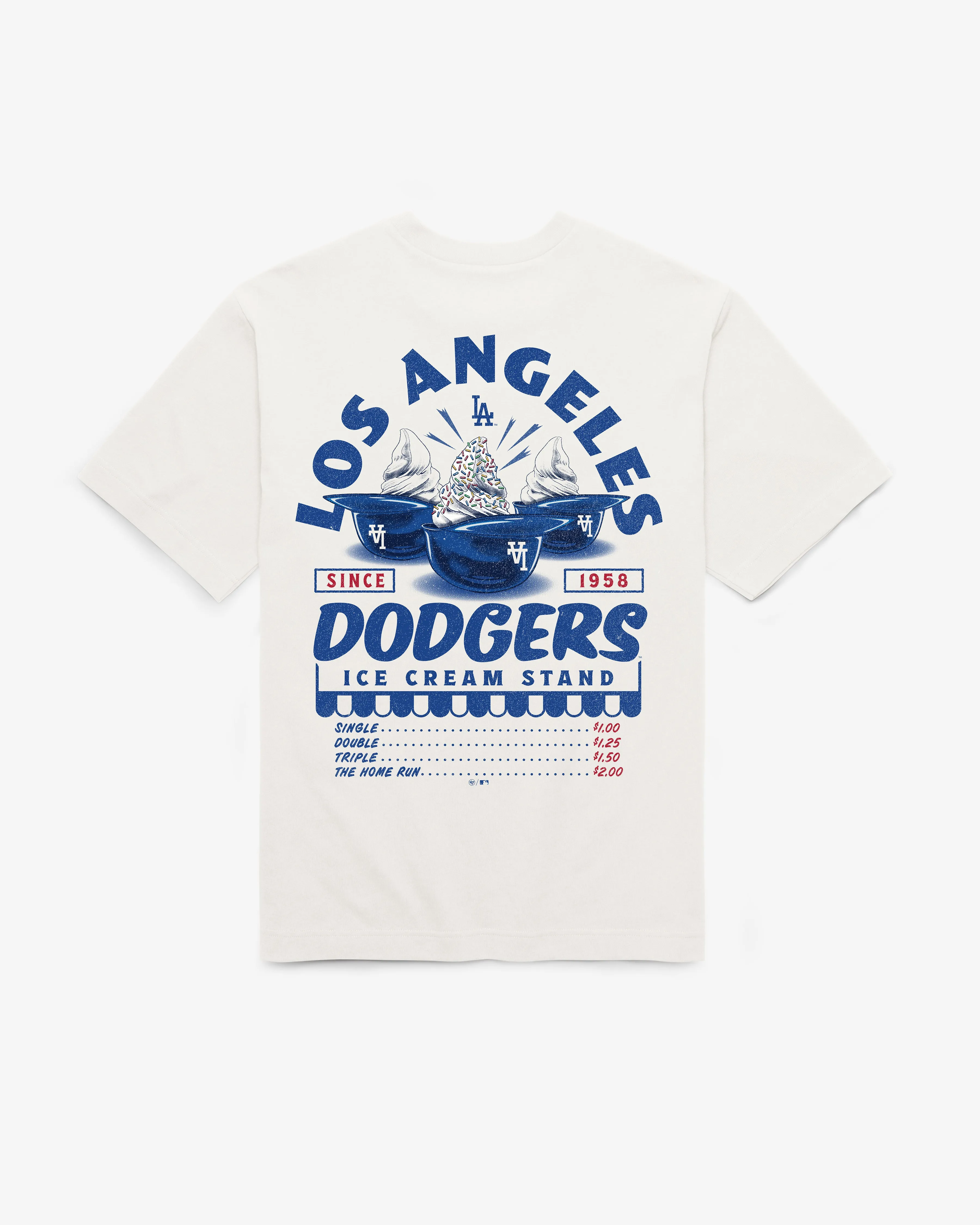 Los Angeles Dodgers Ice Cream Stand '47 Foundation Tee sold by 47 product image thumbnail 3