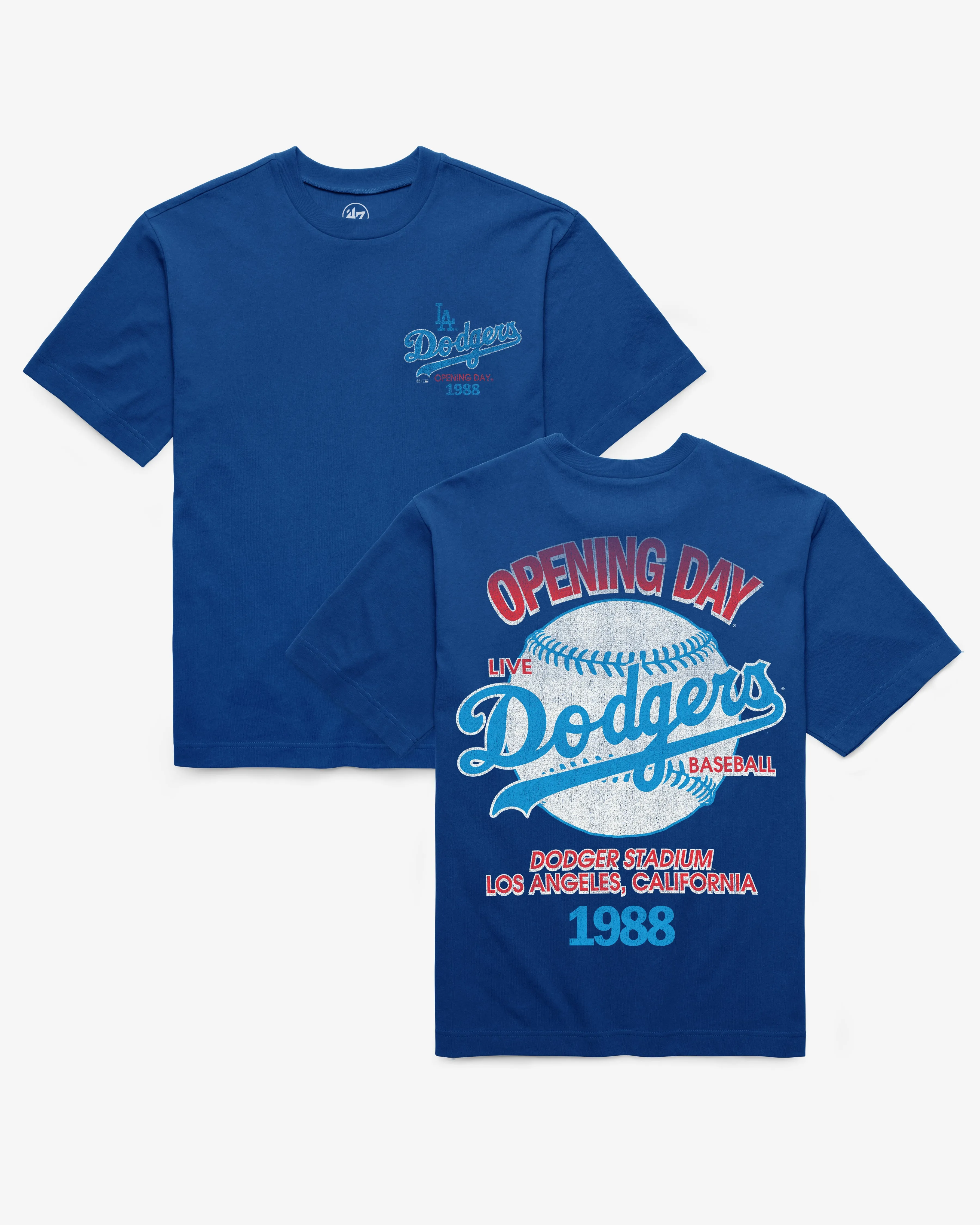 LOS ANGELES DODGERS COOPERSTOWN BACKER '47 FOUNDATION TEE sold by 47