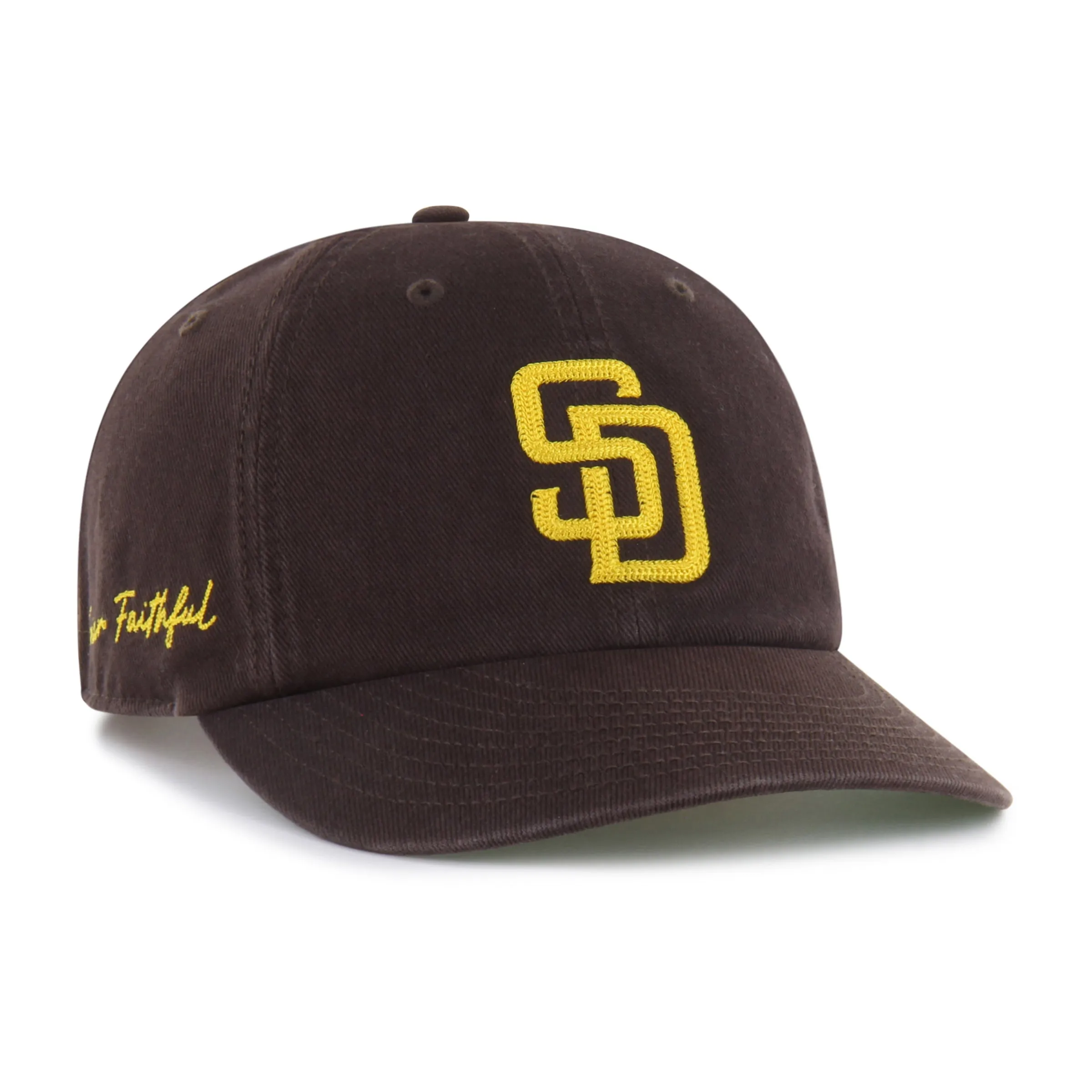 SAN DIEGO PADRES CHAIN SIDE STITCH '47 CLEAN UP ROUND VISOR sold by 47