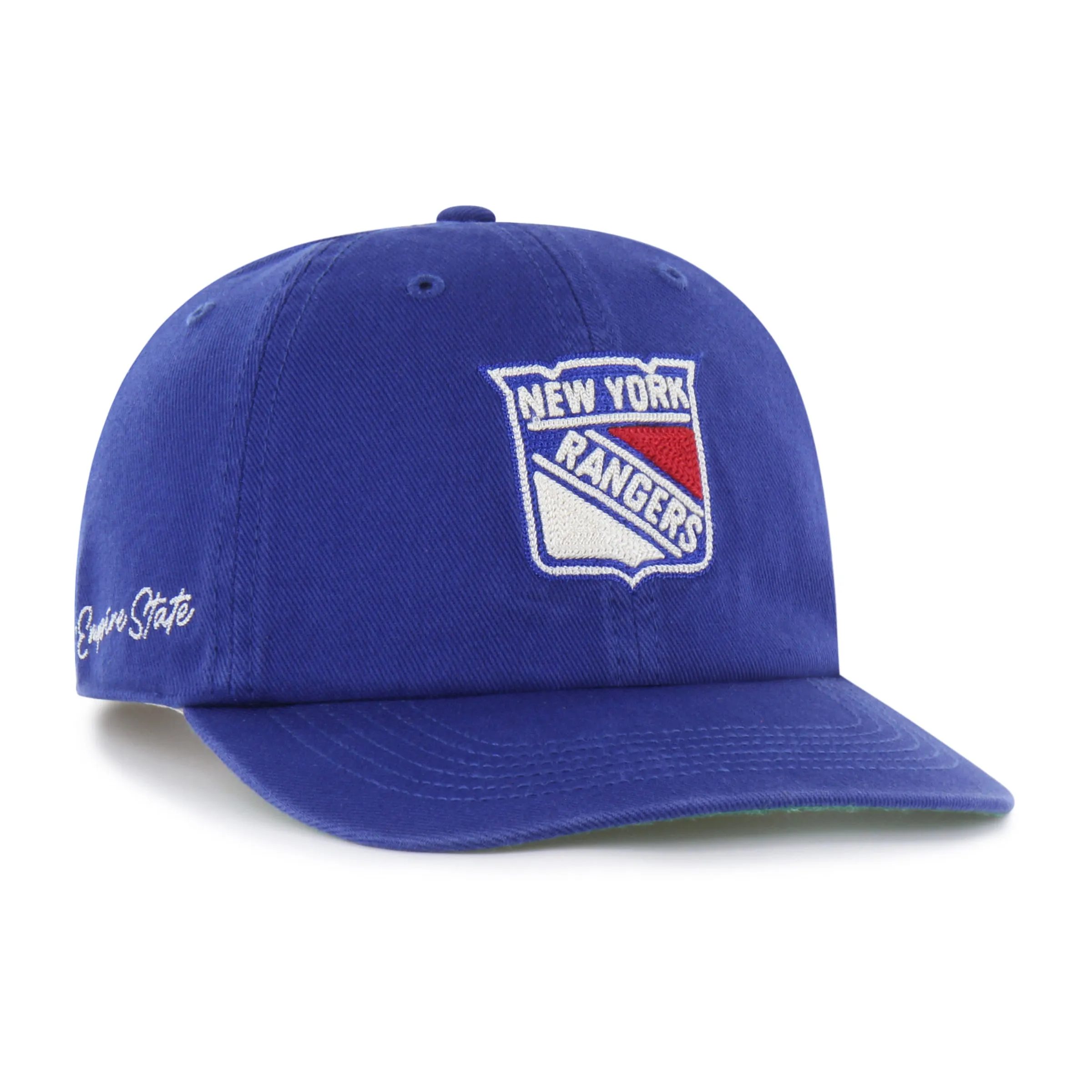 NEW YORK RANGERS CHAIN SIDE STITCH '47 CLEAN UP FLAT BRIM sold by 47