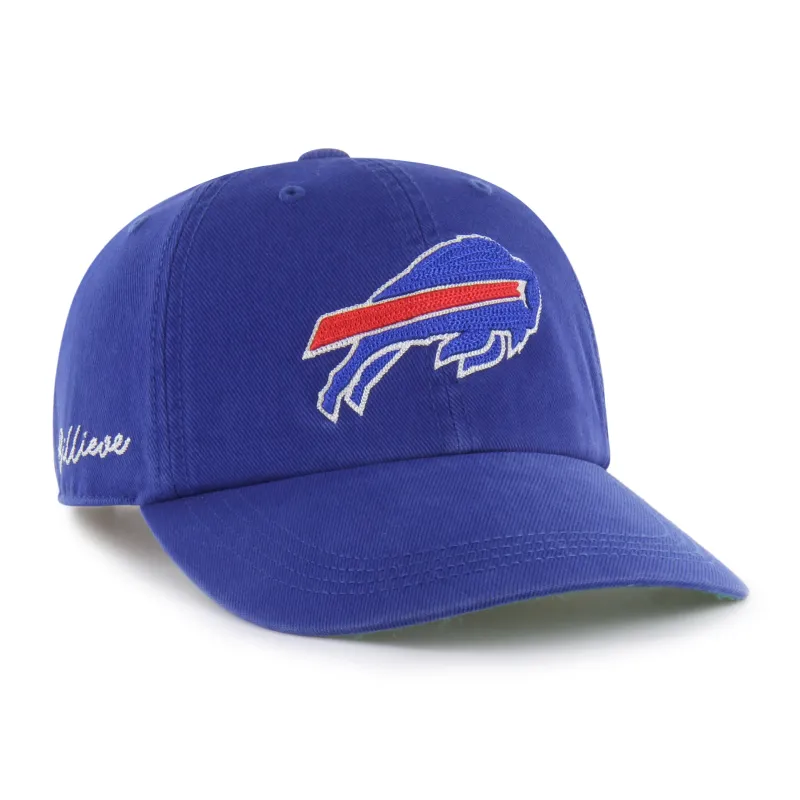 BUFFALO BILLS CHAIN SIDE STITCH '47 CLEAN UP LONG VISOR made by 47