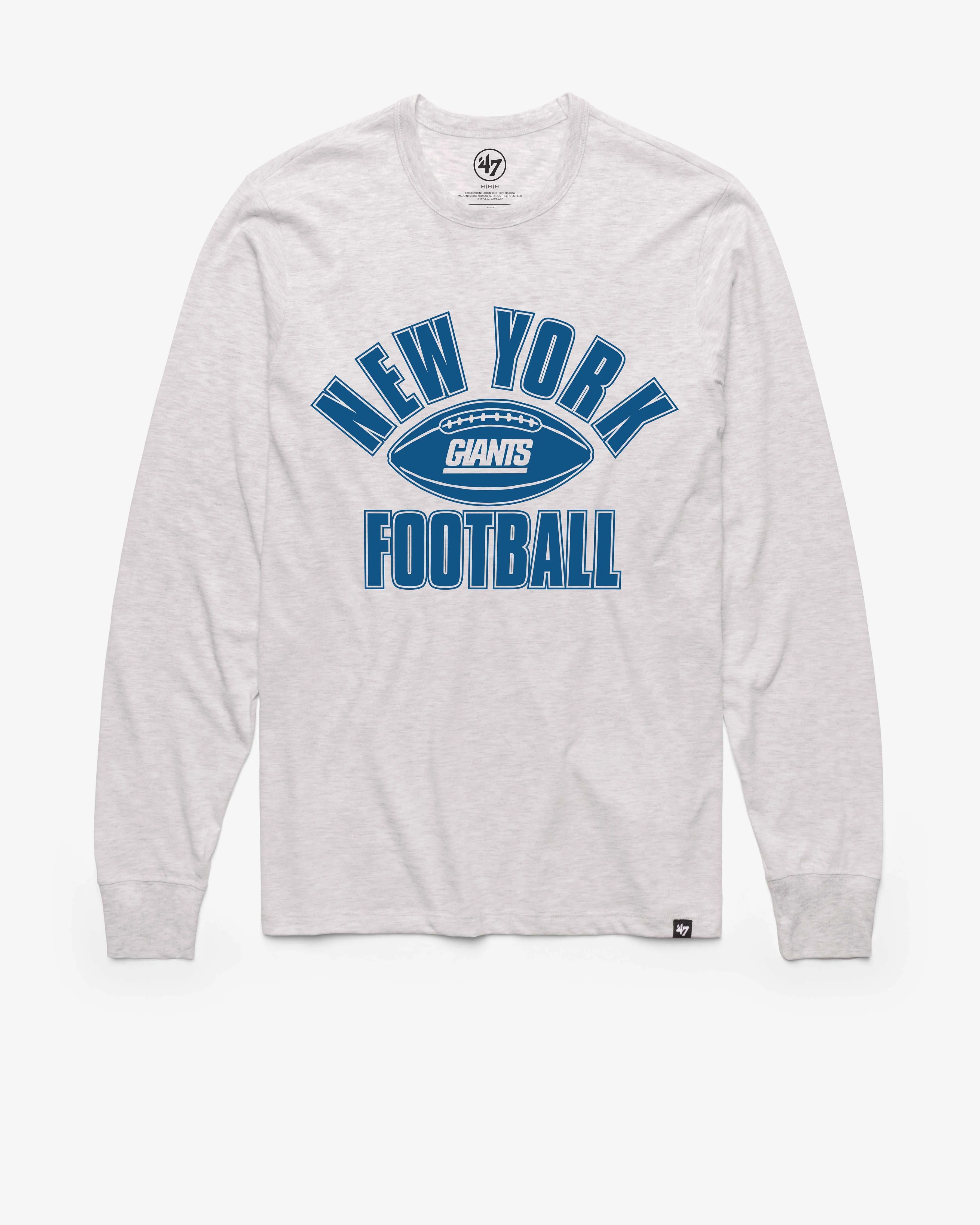 NEW YORK GIANTS ISSUED '47 FRANKLIN LONG SLEEVE TEE sold by 47