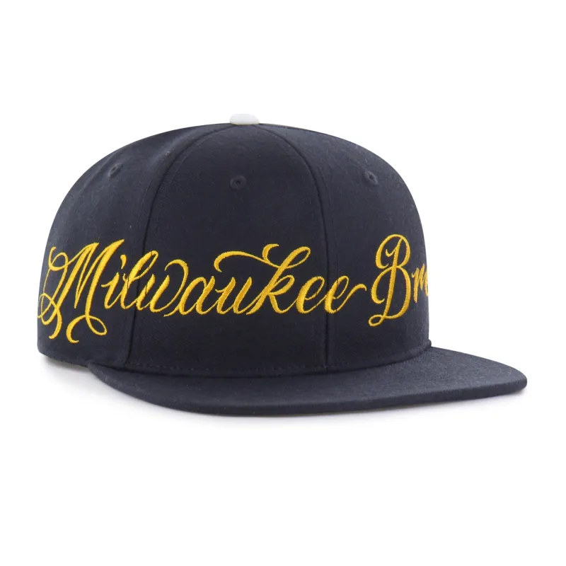 MILWAUKEE BREWERS MISTER CARTOON WRAP SCRIPT '47 CAPTAIN made by 47