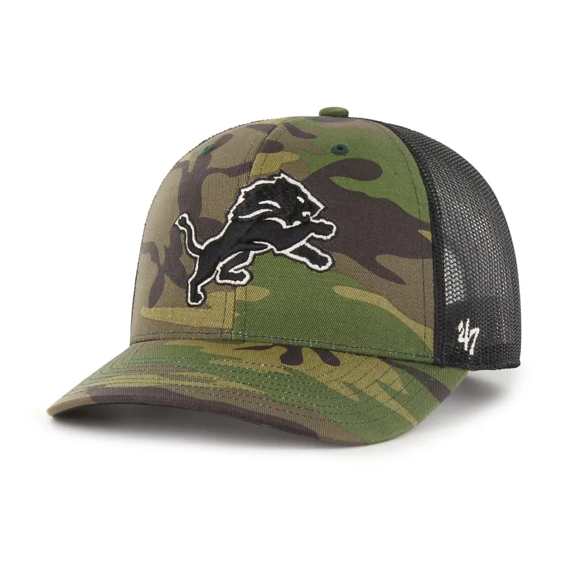 Detroit Lions Camo Strap '47 Trucker made by 47