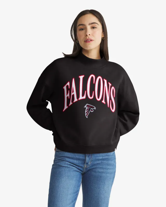 ATLANTA FALCONS VANTAGE '47 WOMEN'S MOCK NECK PULLOVER made by 47