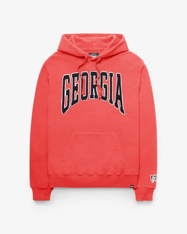 GEORGIA BULLDOGS VINTAGE GROTON WELL WORN '47 FRENCH TERRY HOOD made by 47