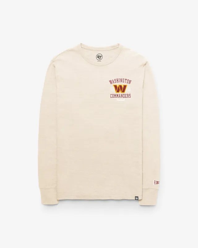 WASHINGTON COMMANDERS EGREMONT WELL WORN '47 HEAVY SLUB LONG SLEEVE TEE made by 47