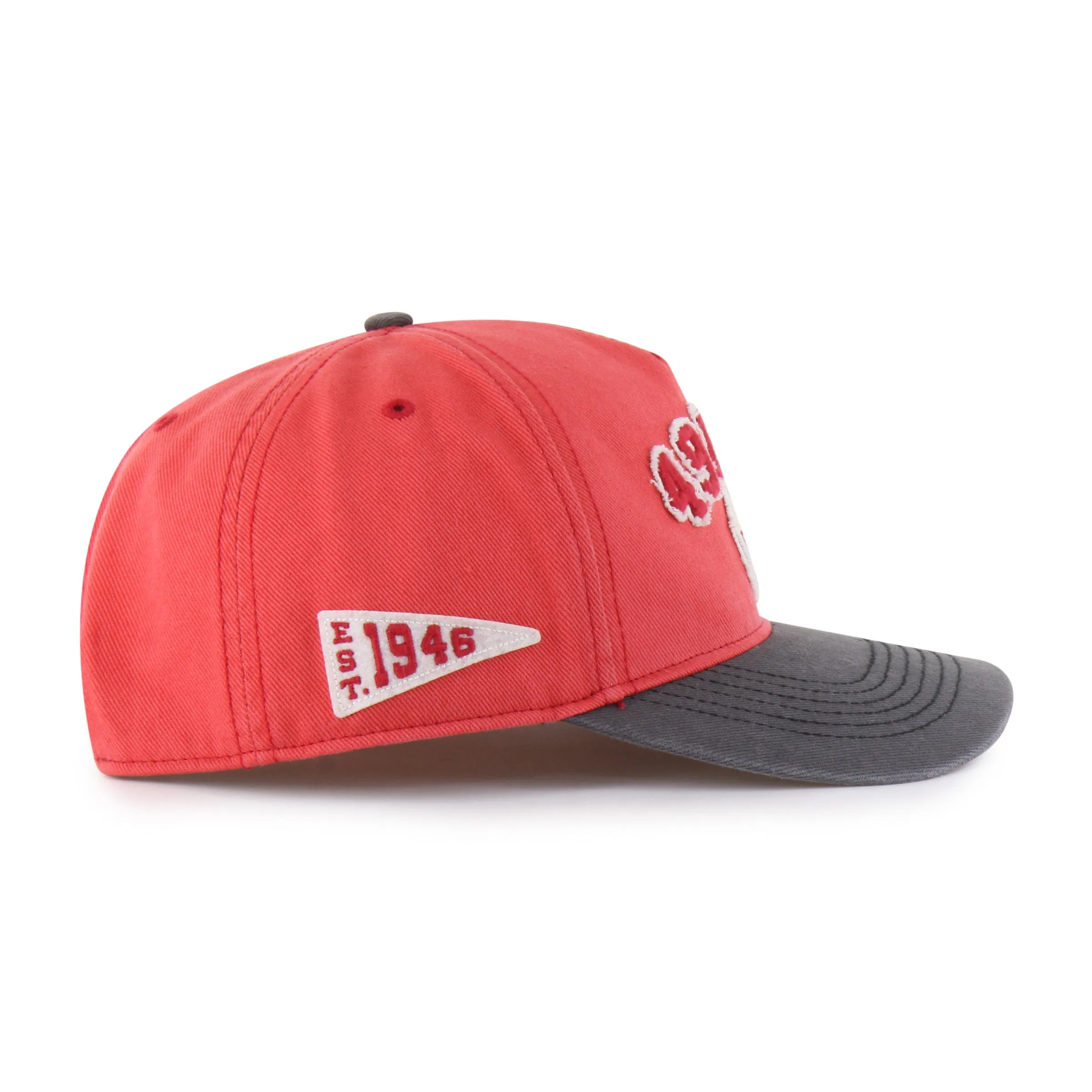 SAN FRANCISCO 49ERS HISTORIC CALDERWOOD '47 HITCH RF RELAXED FIT sold by 47 product image thumbnail 2