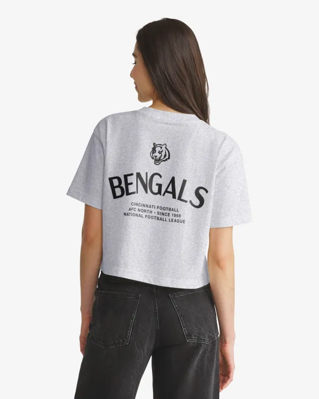 CINCINNATI BENGALS HADRIAN '47 FOUNDATION CROP TEE WOMENS made by 47