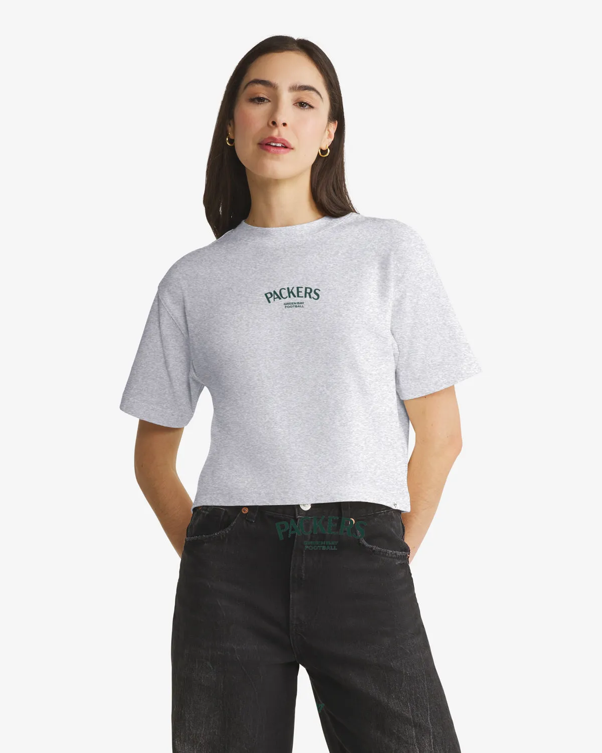 GREEN BAY PACKERS HADRIAN '47 FOUNDATION CROP TEE WOMENS sold by 47 product image thumbnail 2