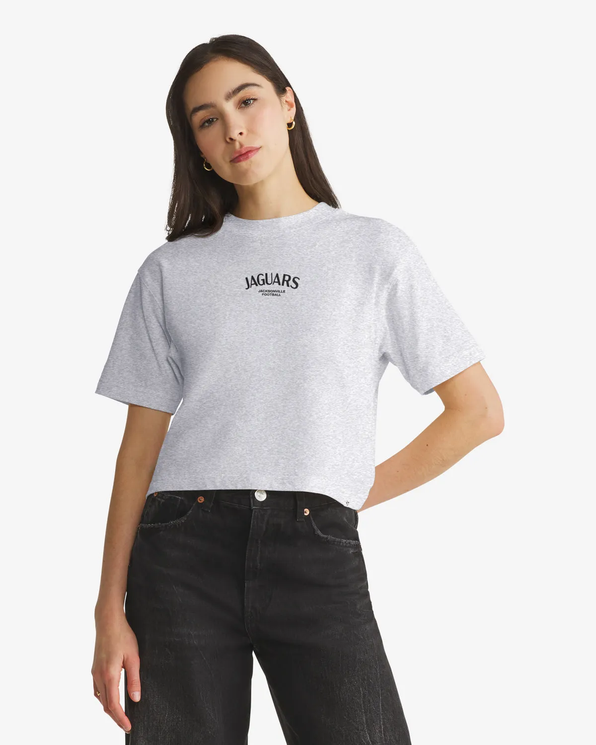 JACKSONVILLE JAGUARS HADRIAN '47 FOUNDATION CROP TEE WOMENS sold by 47 product image thumbnail 2