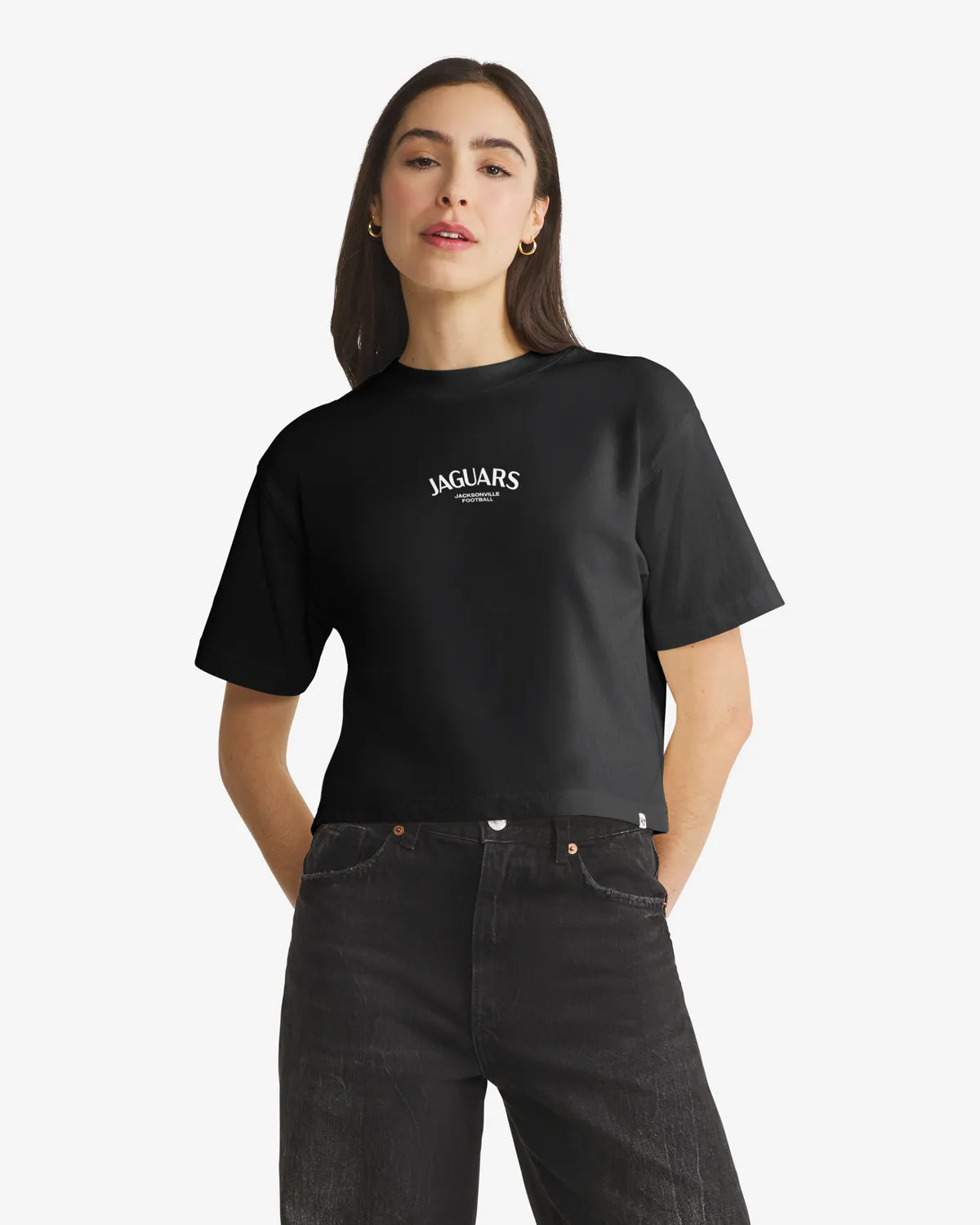 JACKSONVILLE JAGUARS HADRIAN '47 FOUNDATION CROP TEE WOMENS sold by 47 product image thumbnail 2