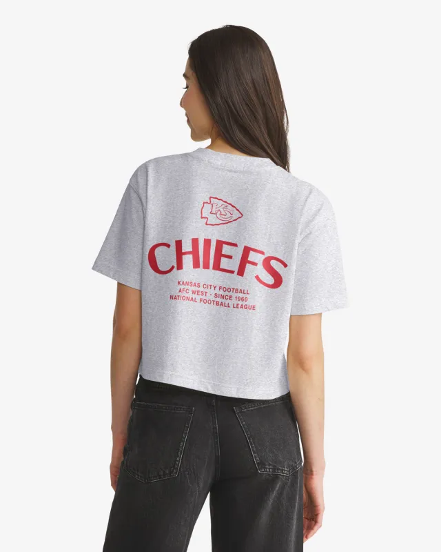 KANSAS CITY CHIEFS HADRIAN '47 FOUNDATION CROP TEE WOMENS made by 47