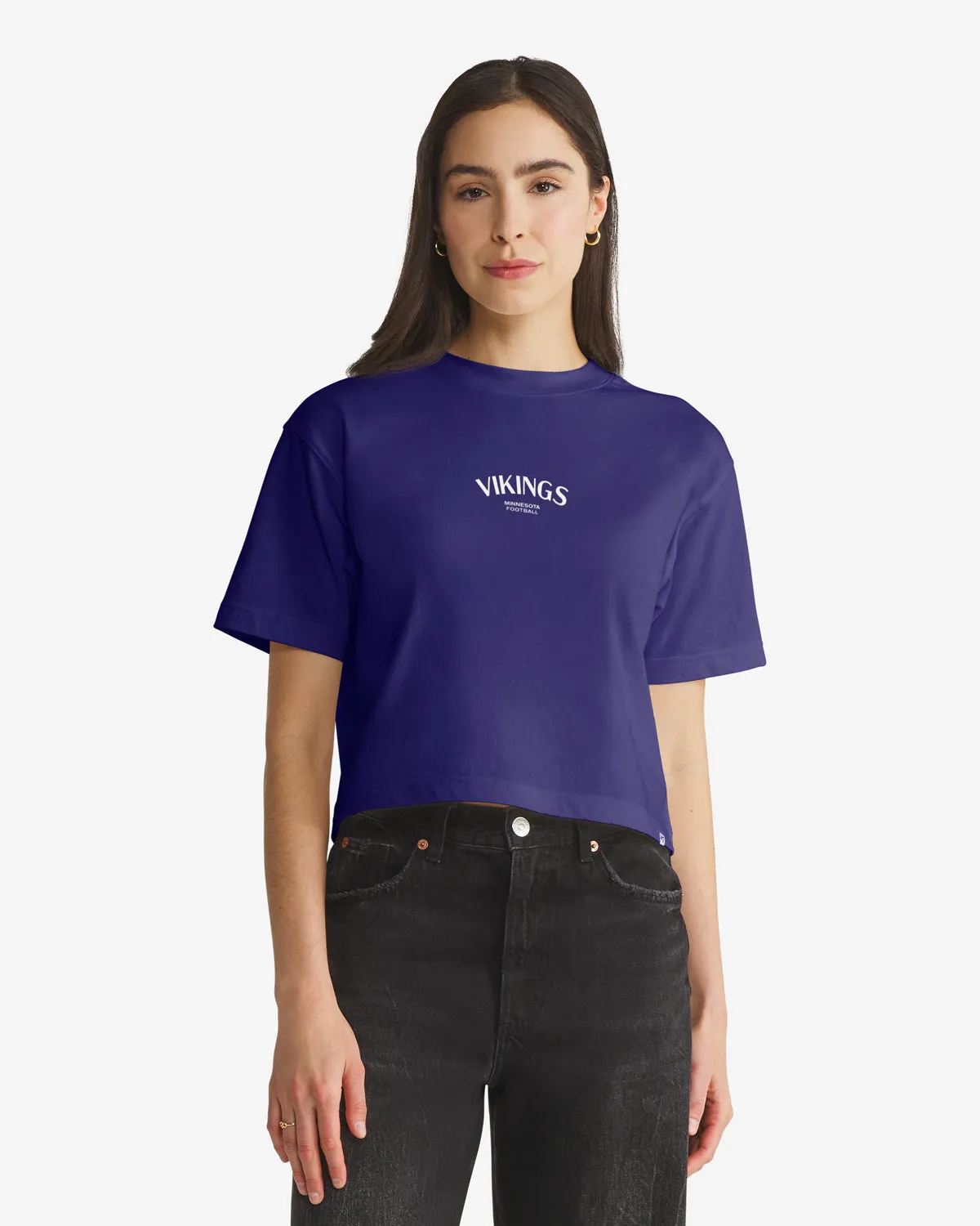 MINNESOTA VIKINGS HADRIAN '47 FOUNDATION CROP TEE WOMENS sold by 47 product image thumbnail 2