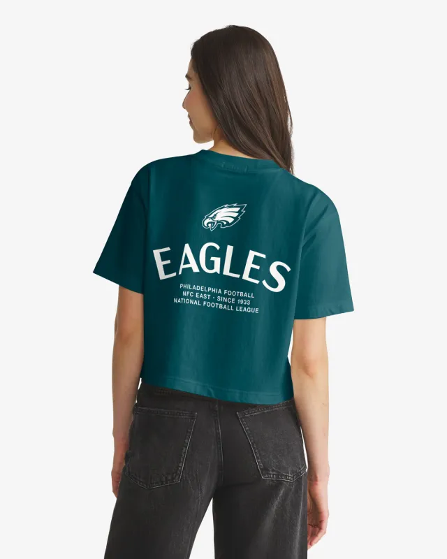 PHILADELPHIA EAGLES HADRIAN '47 FOUNDATION CROP TEE WOMENS made by 47