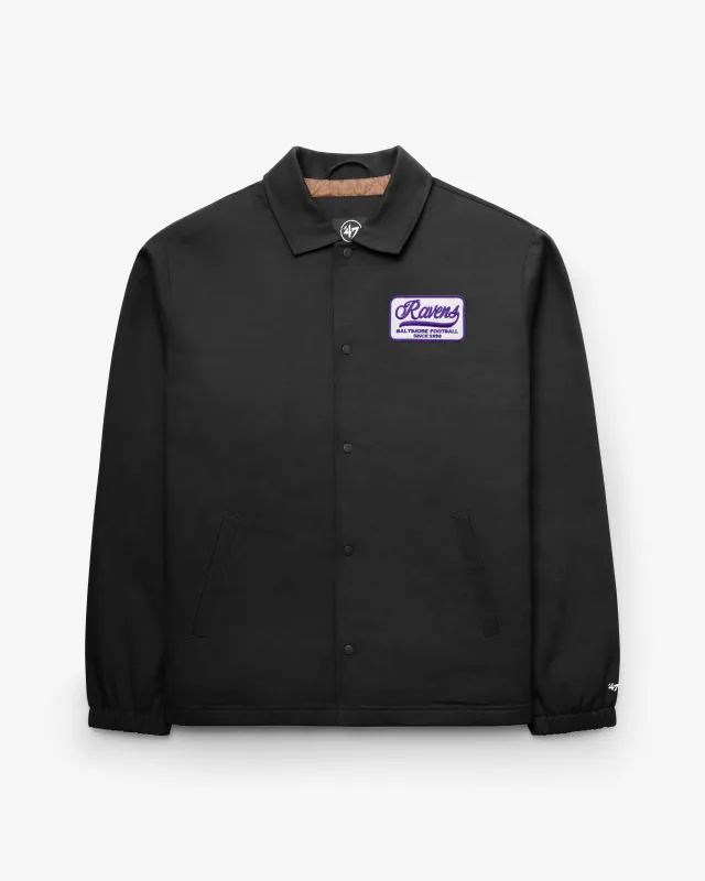 BALTIMORE RAVENS RETREAD '47 COACHES JACKET made by 47