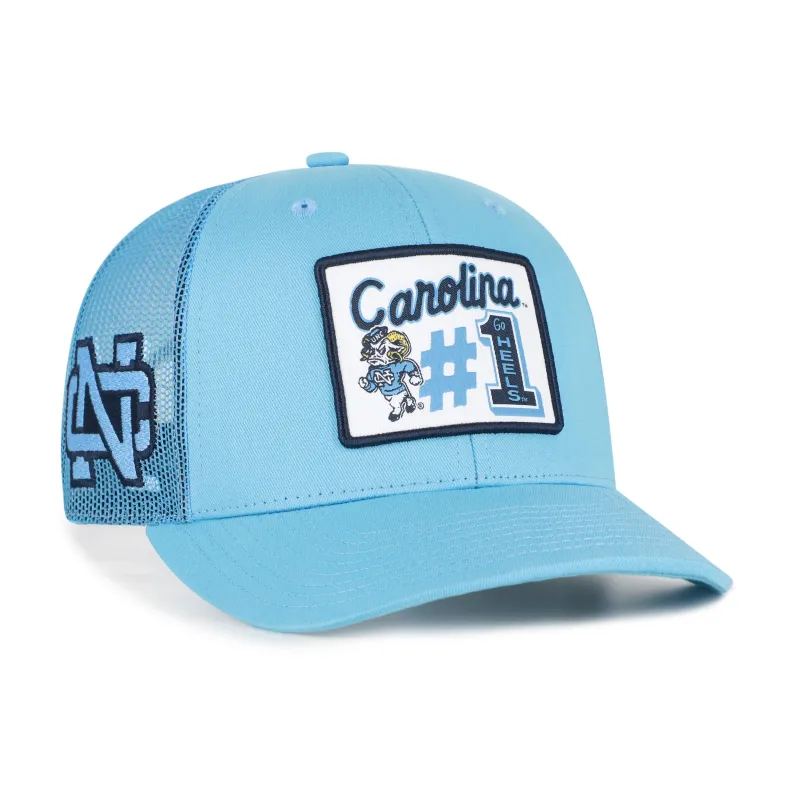 NORTH CAROLINA TAR HEELS UNC VINTAGE MASCOT MANIA '47 TRUCKER made by 47