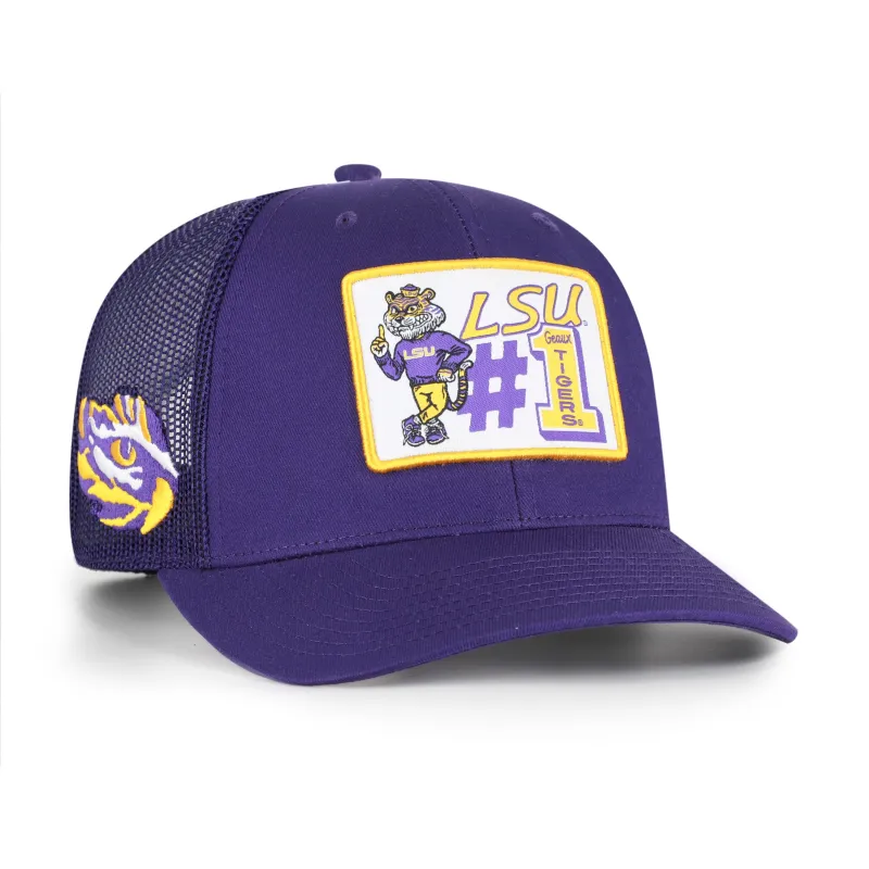 LOUISIANA STATE TIGERS LSU MASCOT MANIA '47 TRUCKER made by 47
