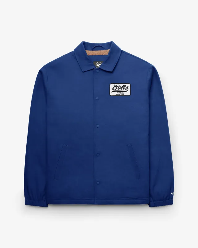 INDIANAPOLIS COLTS HISTORIC RETREAD '47 COACHES JACKET made by 47