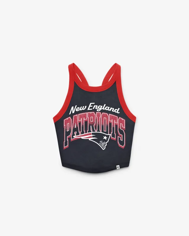 NEW ENGLAND PATRIOTS SHIMMER SHADOW '47 WOMEN'S SPORTY TANK made by 47