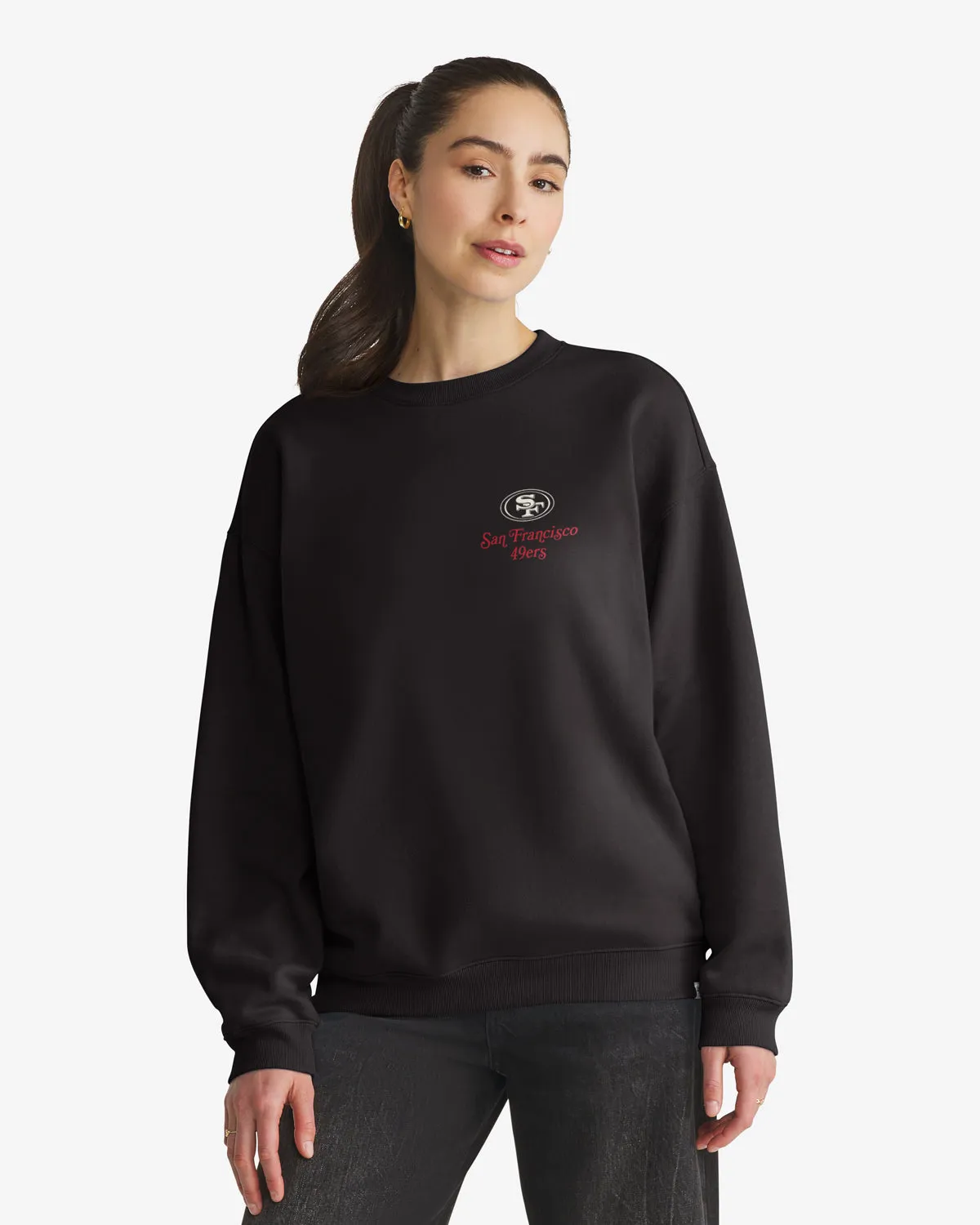 SAN FRANCISCO 49ERS SHOUT IT OUT '47 OVERSIZED CREW WOMENS sold by 47 product image thumbnail 2