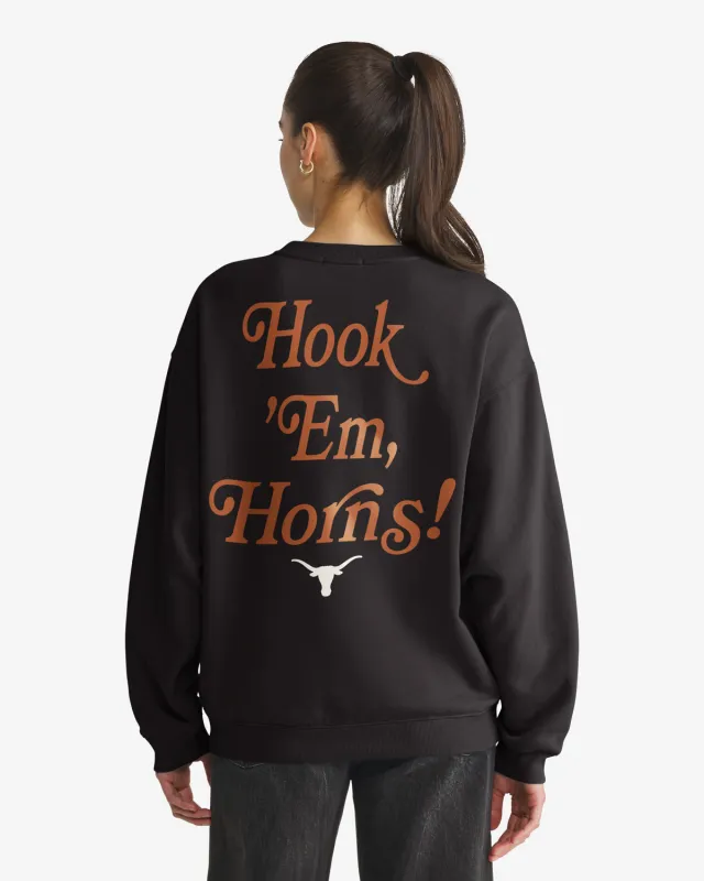 Texas Longhorns Shout It Out '47 Oversized Crew Womens made by 47