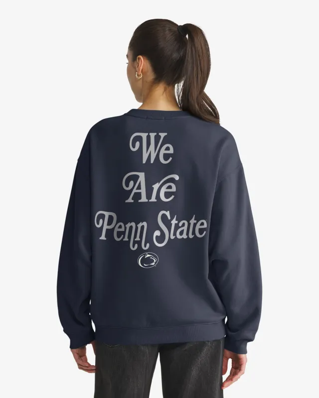 Penn State Nittany Lions Shout It Out '47 Oversized Crew Womens made by 47