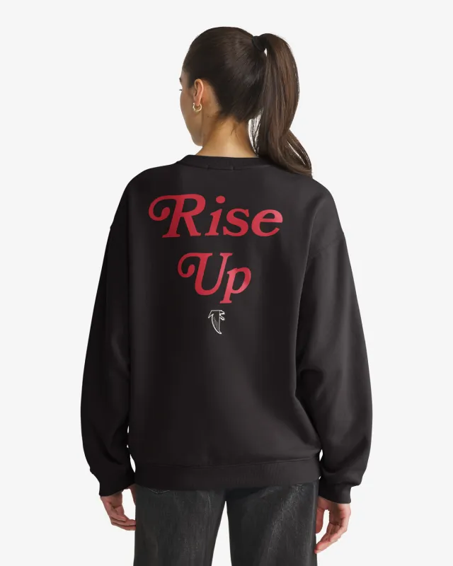 ATLANTA FALCONS HISTORIC SHOUT IT OUT '47 OVERSIZED CREW WOMENS made by 47