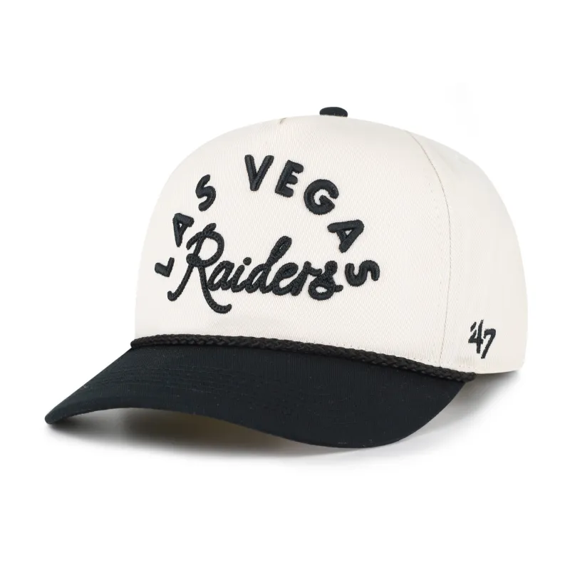 LAS VEGAS RAIDERS ROPE SCRIPT '47 WOMEN'S HITCH RF RELAXED FIT made by 47