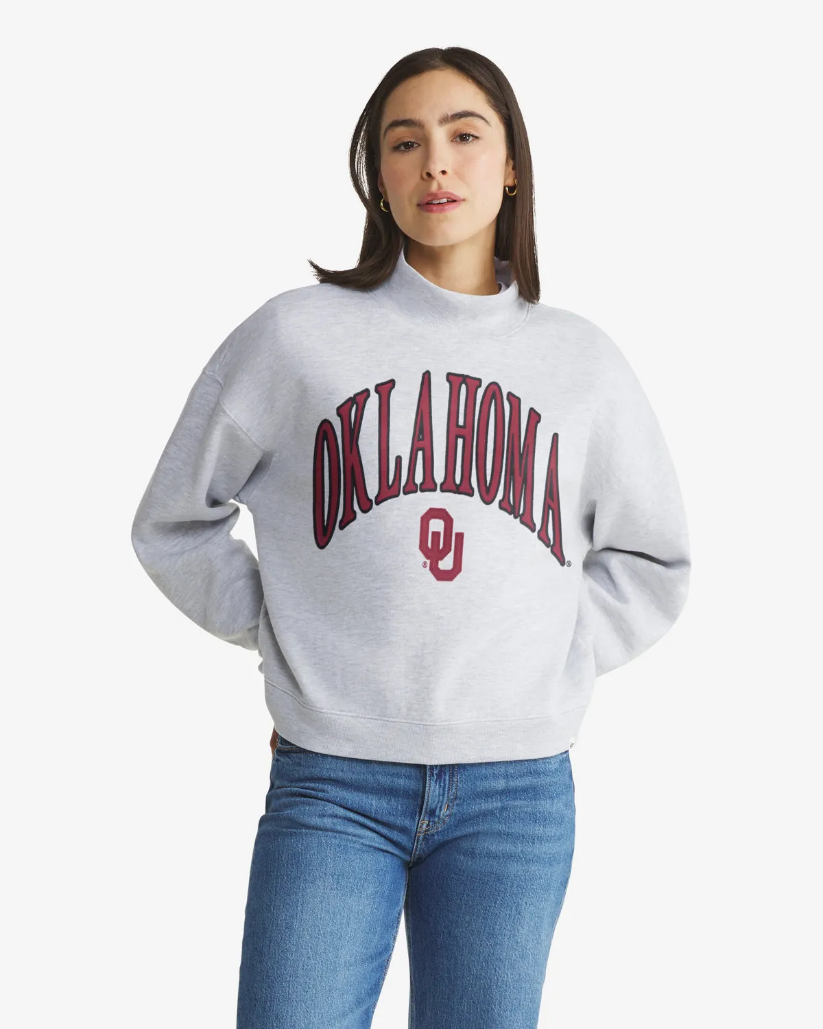 OKLAHOMA SOONERS VANTAGE '47 WOMEN'S MOCK NECK PULLOVER sold by 47