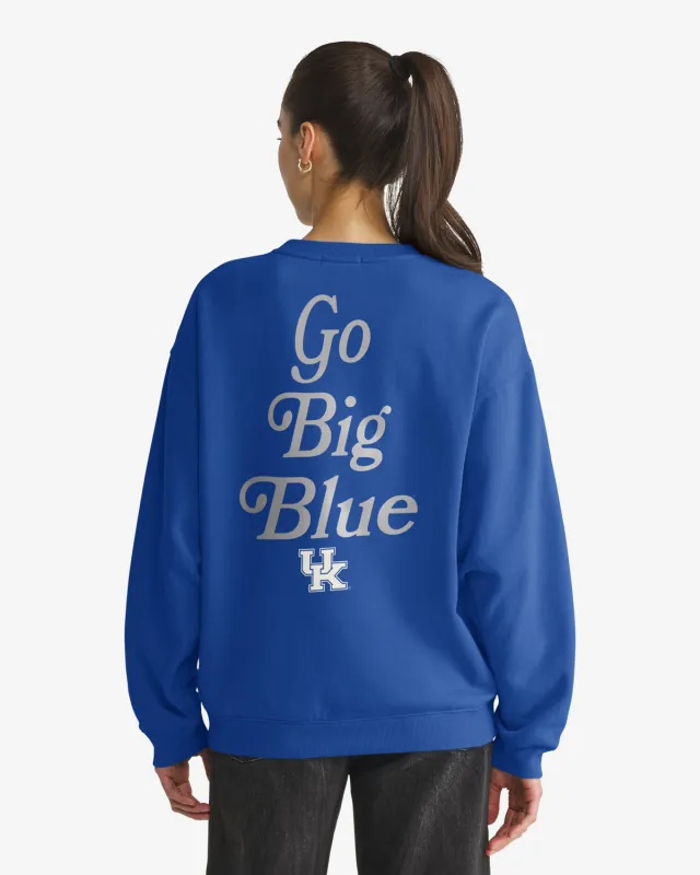 KENTUCKY WILDCATS SHOUT IT OUT '47 OVERSIZED CREW WOMENS made by 47