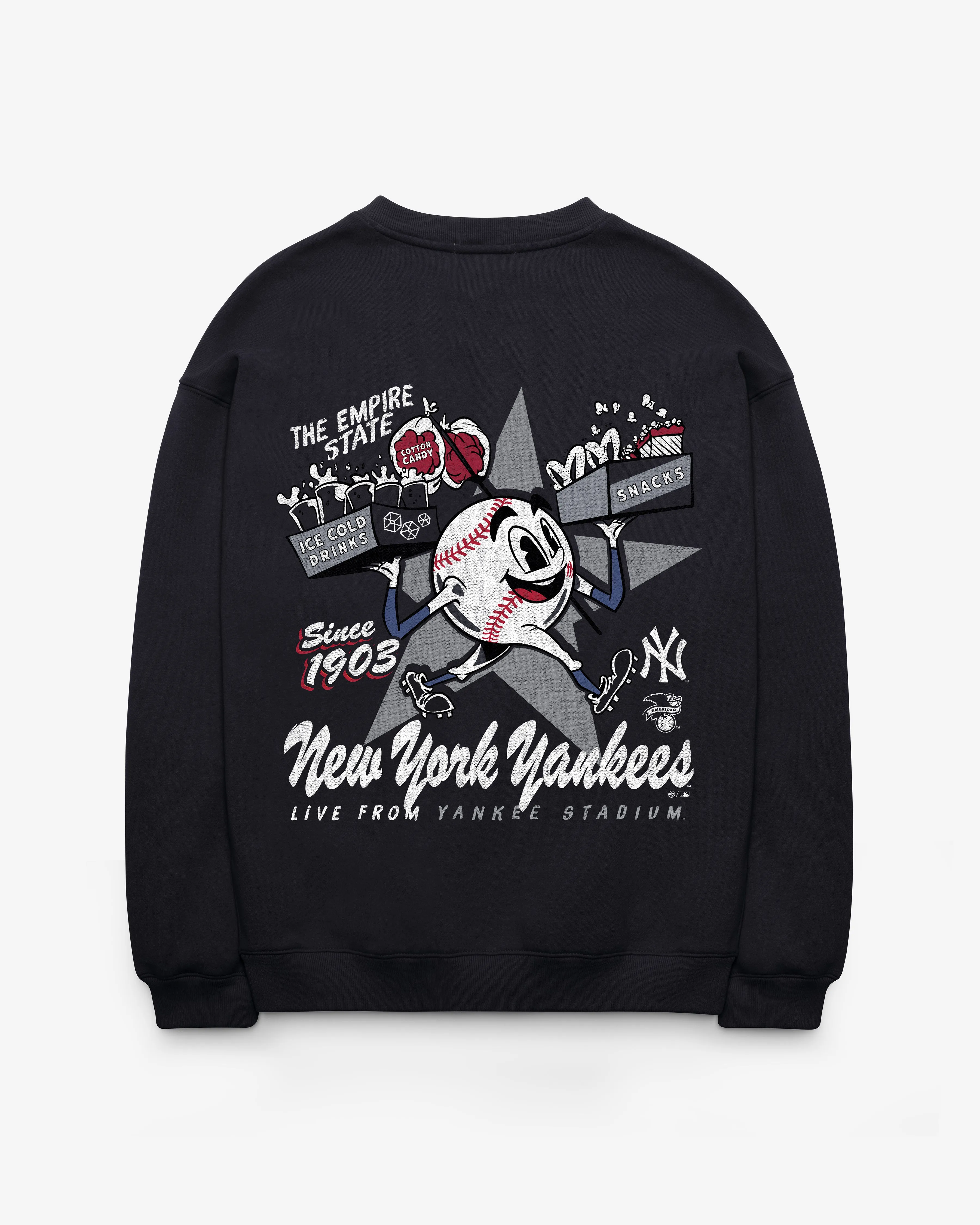 NEW YORK YANKEES FAN FUEL '47 OVERSIZED CREW WOMEN sold by 47 product image thumbnail 2