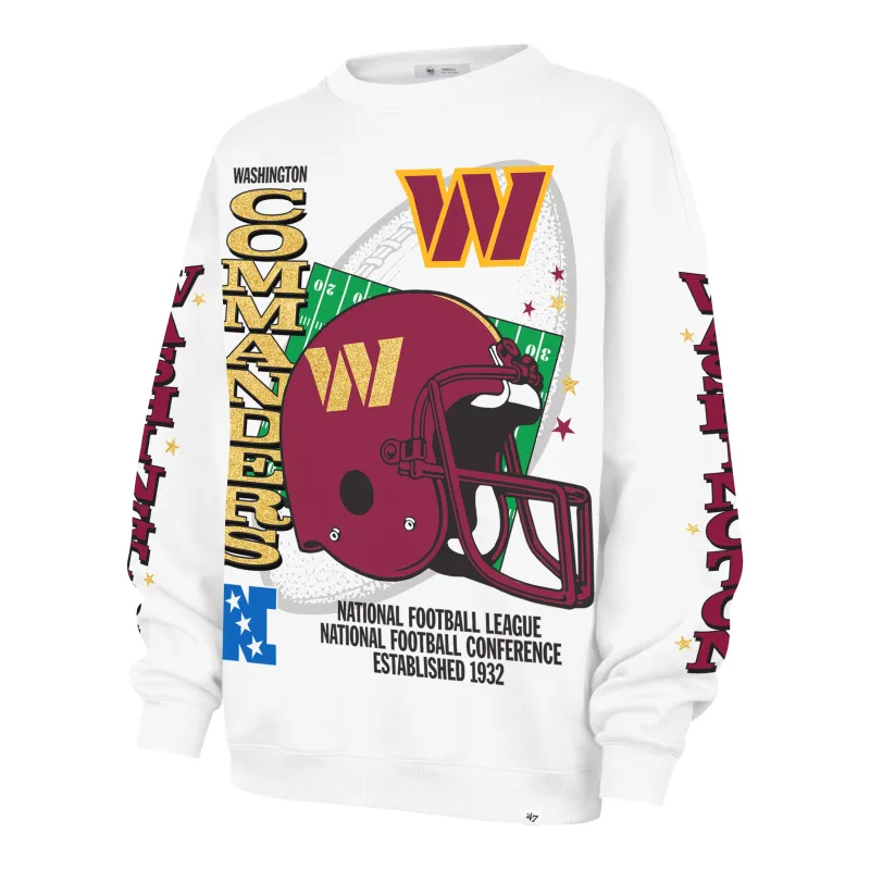 WASHINGTON COMMANDERS THUNDEROUS '47 WOMEN'S OVERSIZED CREW made by 47