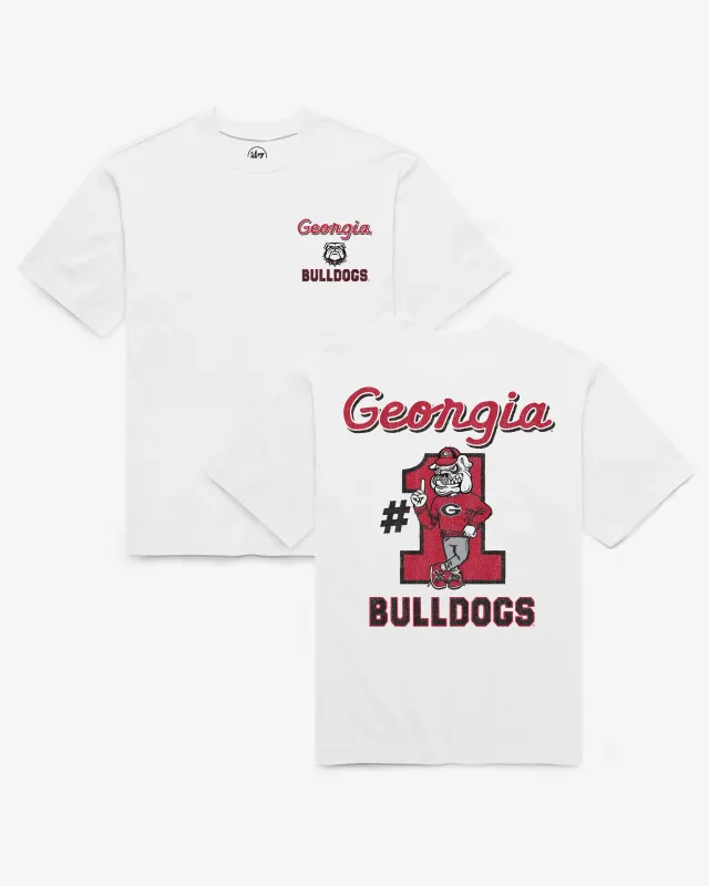 GEORGIA BULLDOGS CAMPUS MASCOT BACKER '47 FOUNDATION TEE made by 47