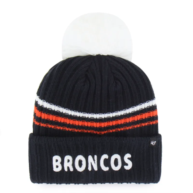 DENVER BRONCOS FUZZY SCRIPT '47 CUFF KNIT WOMEN made by 47