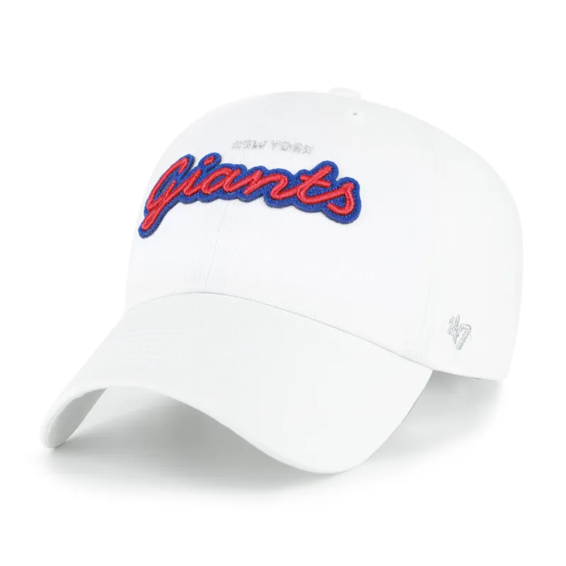 NEW YORK GIANTS TRENDY SCRIPT '47 WOMEN'S CLEAN UP made by 47