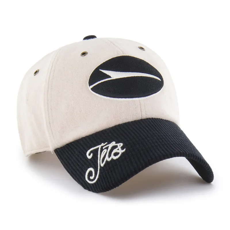 NEW YORK JETS ROPE SCRIPT TWO TONE '47 WOMEN'S CLEAN UP made by 47