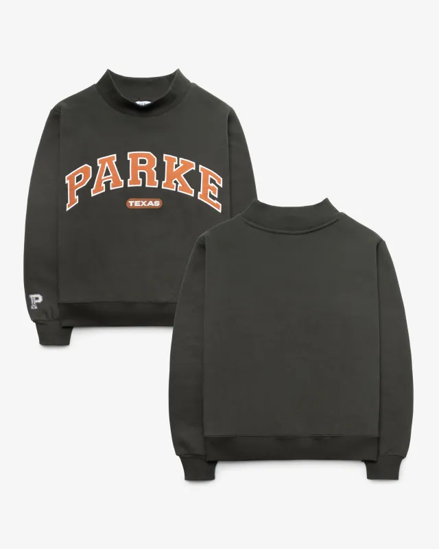 TEXAS LONGHORNS PARKE X '47 WOMEN'S VARSITY MOCKNECK made by 47