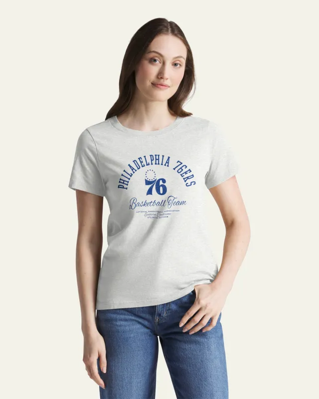 PHILADELPHIA 76ERS ARCBALL '47 WOMEN'S EVERYDAY TEE made by 47