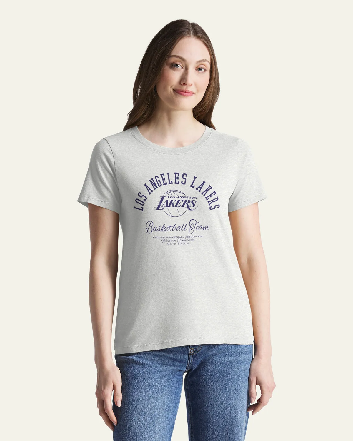LOS ANGELES LAKERS ARCBALL '47 WOMEN'S EVERYDAY TEE sold by 47